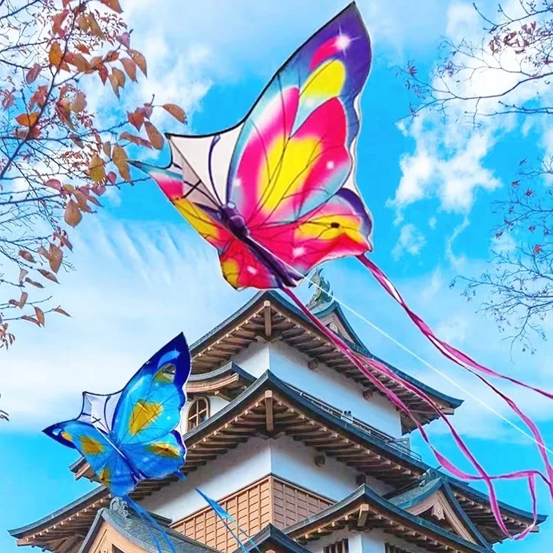 Doprava zdarma motýľový draci lietajúce pre deti draky strunové línie Weifang Kites Factory Flying Bird Professional Paradel Flying Flying