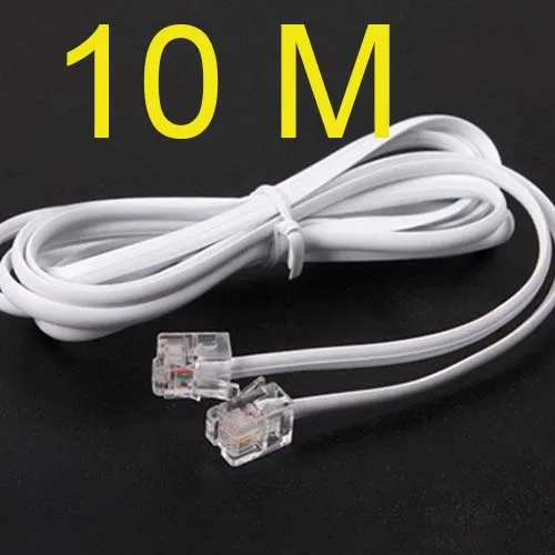 Doprava zdarma vysoká rýchlosť 10 m 32 stôp RJ11 Telefón telefón ADSL modemový kábel kábel kábla zdarma Doprava