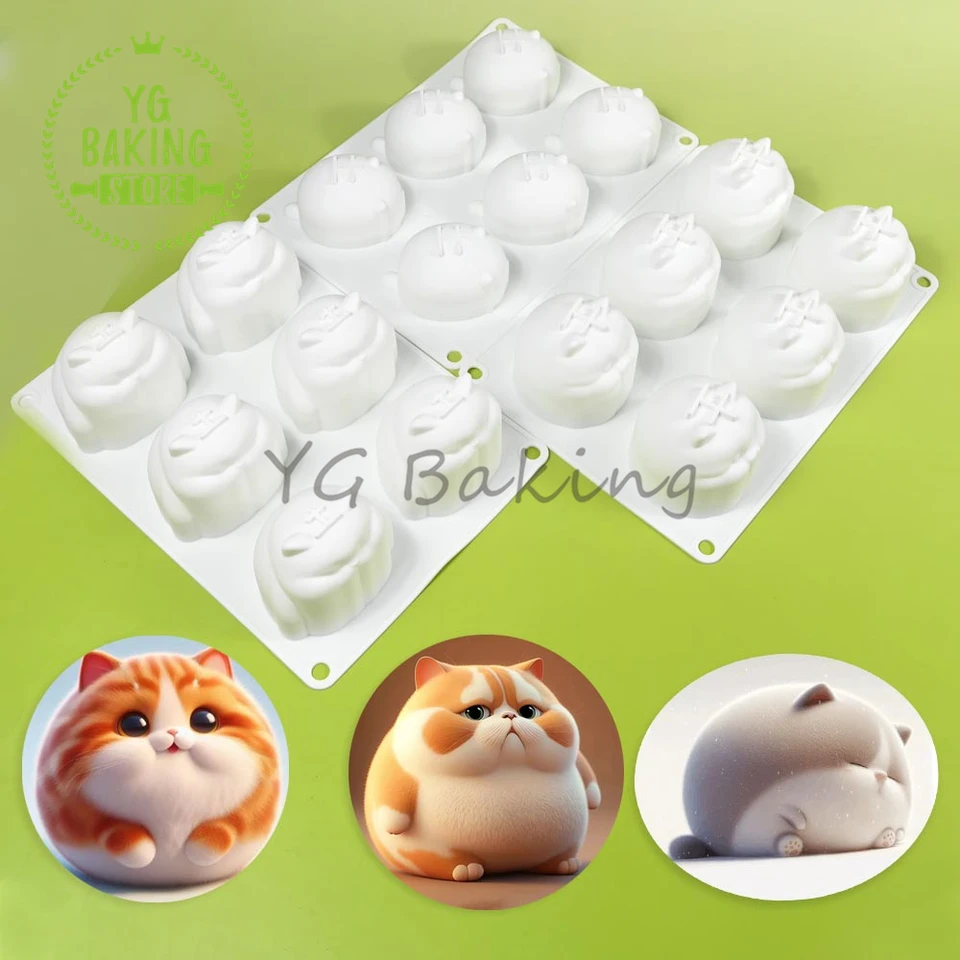 Dorica 3d Krásna mačka puding ples