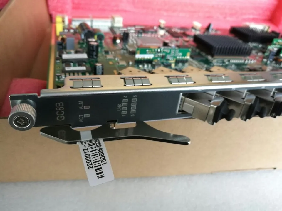 Doska GPON pre AN5516-01, AN5516-04, AN5516-06, OLT, Original, Nová doska GC8B s modulmi 8 C + C ++