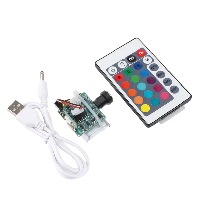 Doska obvodu Moon Lamp Circuit 16 Color LED LIGD SDELOD USB nabíjanie batérie Nočné ovládacie prvky Nočné svetlo zdroj 3D tlačiareň Časť