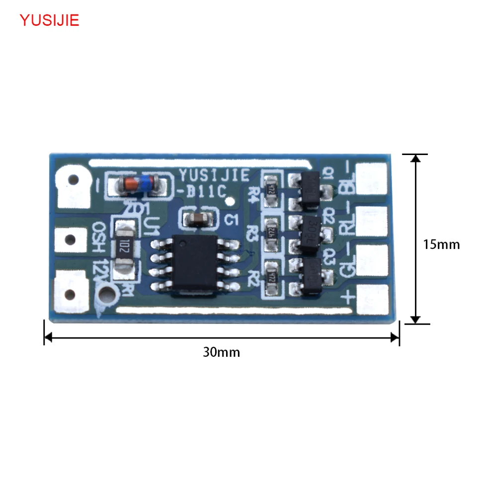 Doska riadiaca doska LED 11 Druhy blikajúcich režimov prepínač tlačidla RGB Strip Driver Modul