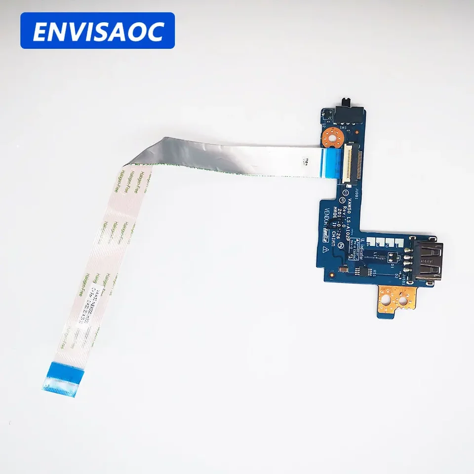 Doska USB pre Dell Latitude E5540 F15G3 NAPOHOP USB Jack Wireless WiFi Switch Board VAW50 LS-A102P