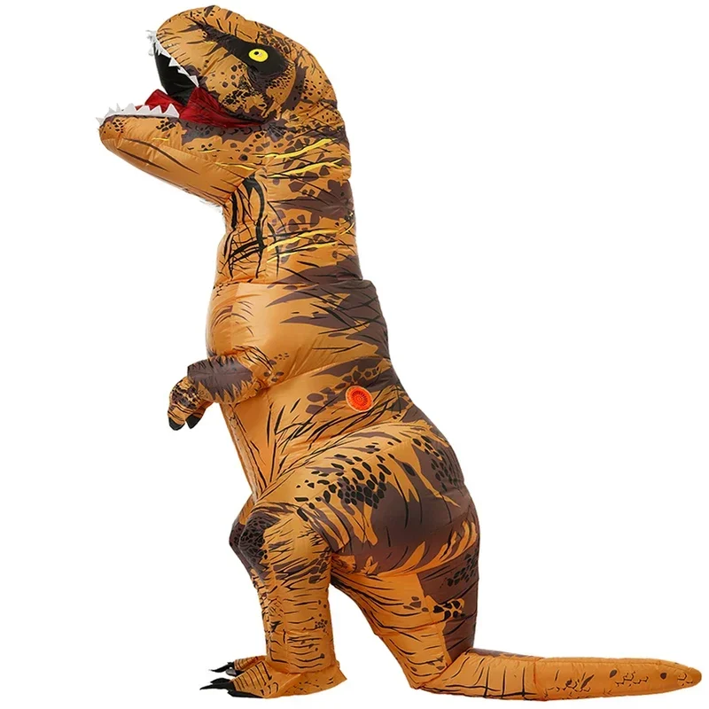 Dospelé deti nafukovacie kostým dinosaura T-Rex Cosplay Party Anime Fancy Dress Suit Halloween kostýmy pre muža žena Mn1