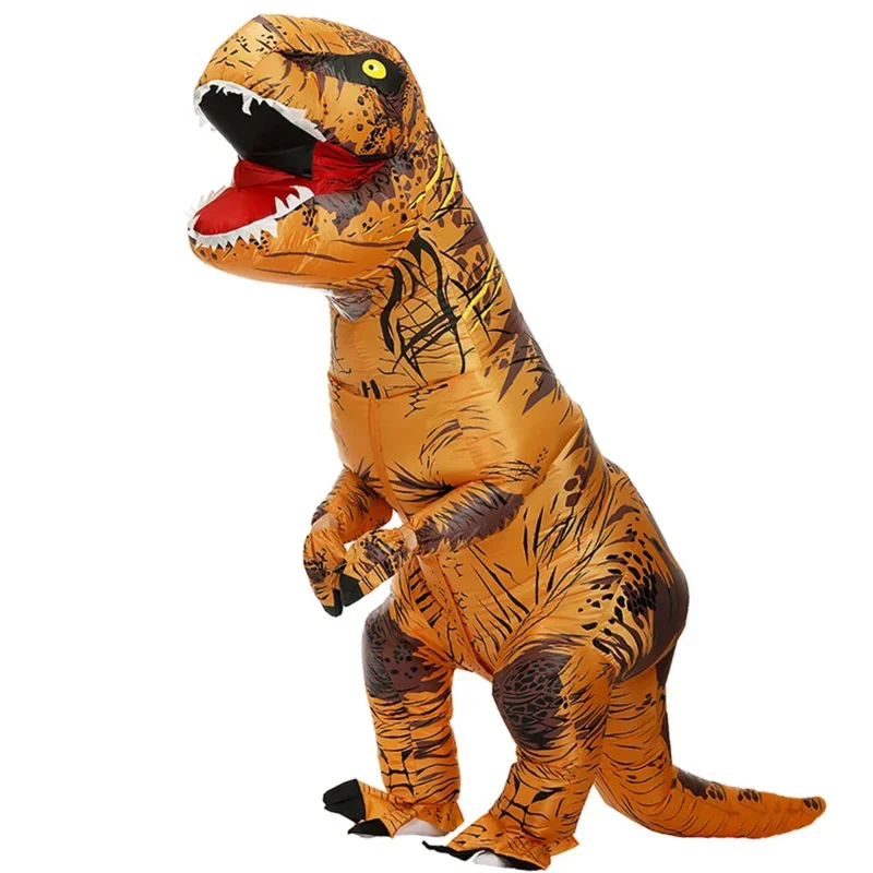 Dospelé deti T-Rex Dinosaurus nafukovacie kostýmy Purim Halloween vianočný maskot anime párty Cosplay kostýmové šaty ozdobné obleky