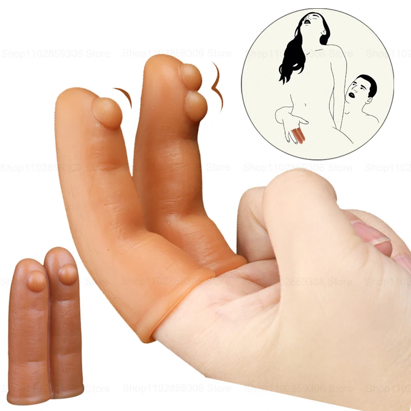 Dospelé dildo prstové krytie sexuálne hračky pre ženy stimulátor klitoris stimulátor klitoris glitore