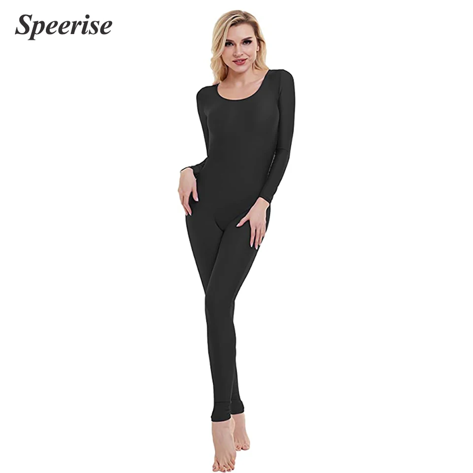 Dospelé ženy nylon spandex unix unisex s dlhým rukávom Jóga kombinézy kostýmy nabera