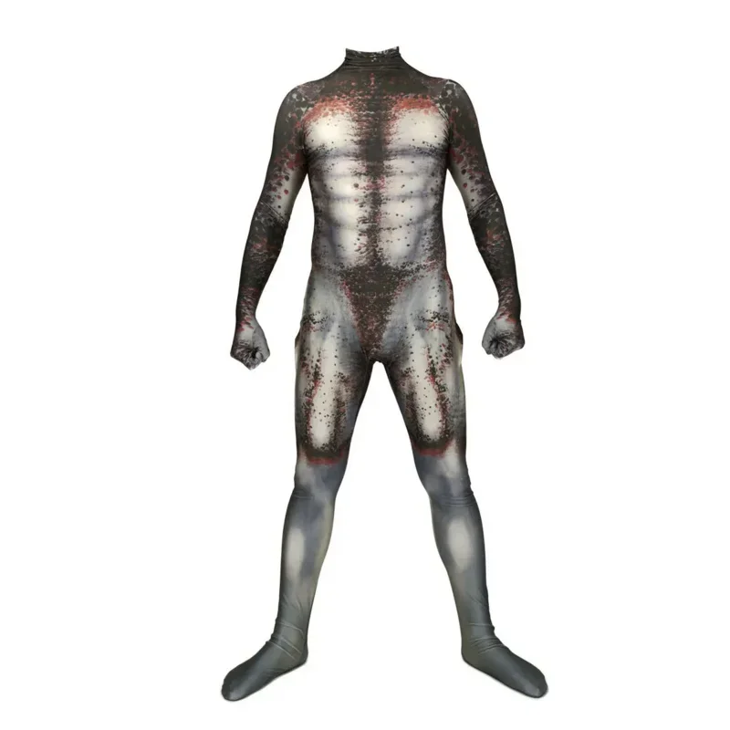 Dospelí deti Kostýmy predátorov Kostýmy 3D tlače Muž ženský dravec Bodysuits Halloween Zentai Sucksuit Suit V