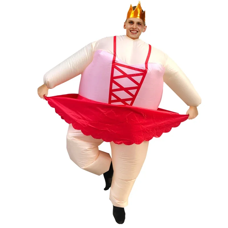 Dospelý baletný tanec večerné šaty nafukovacie kostýmy obleky Purim vianočné halloween anime cosplay party falling for woman muž