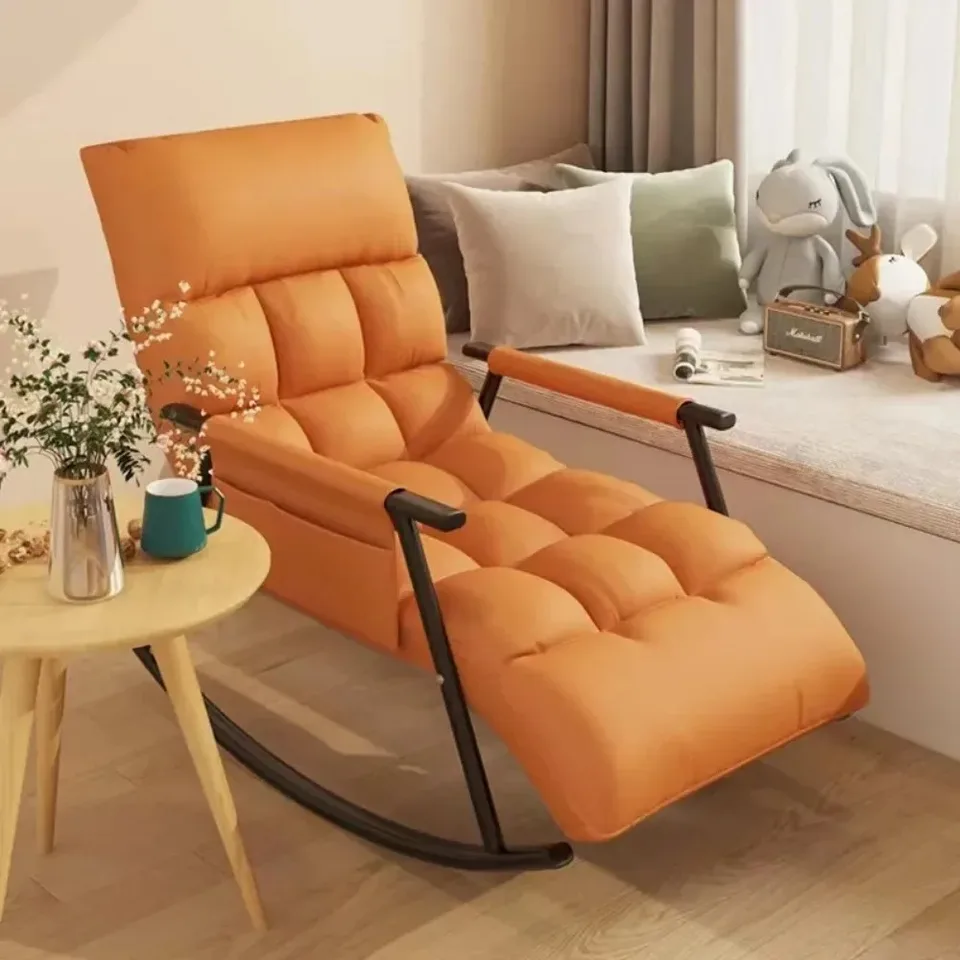 Dospelý hojdací kreslo Balkón voľný čas na kreslá s kreslom Rocking 5 Uhlové úpravy relaxácie a komfortné kreslá stoličky