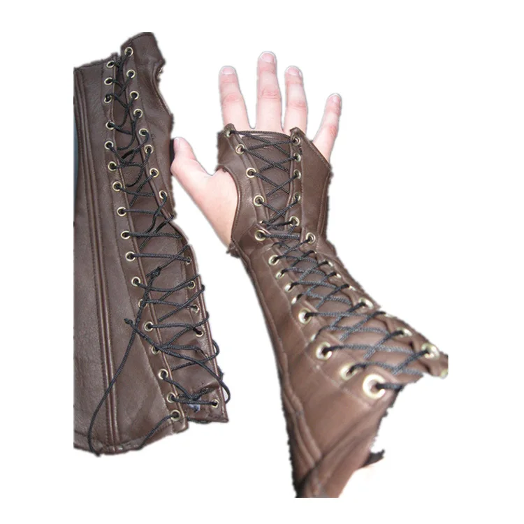 Dospelý stredokorný stíhací bojovník armáda Knight Arm zápästie Armor brnenie Bracer Nivet Steampunk Archer Gauntlet kostým pre mužov