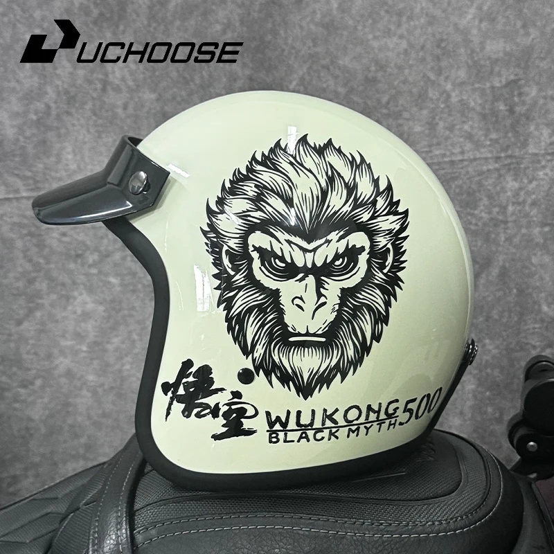 Dot Open Face Casco Moto pre motocyklové doplnky Men Moto prilby certifikát retro motocyklovej prilby kaviareň Cafe Racer