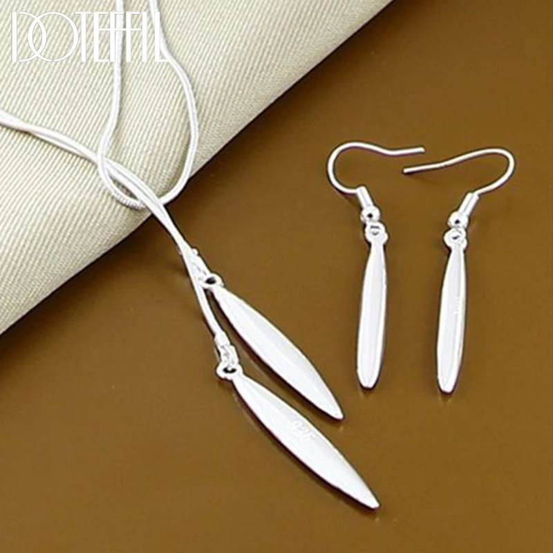 Doteffil 925 Sterling Silver Sword Snake Retiad Hurkera náušnice pre ženy, svadobné zásnubné večierky šperky