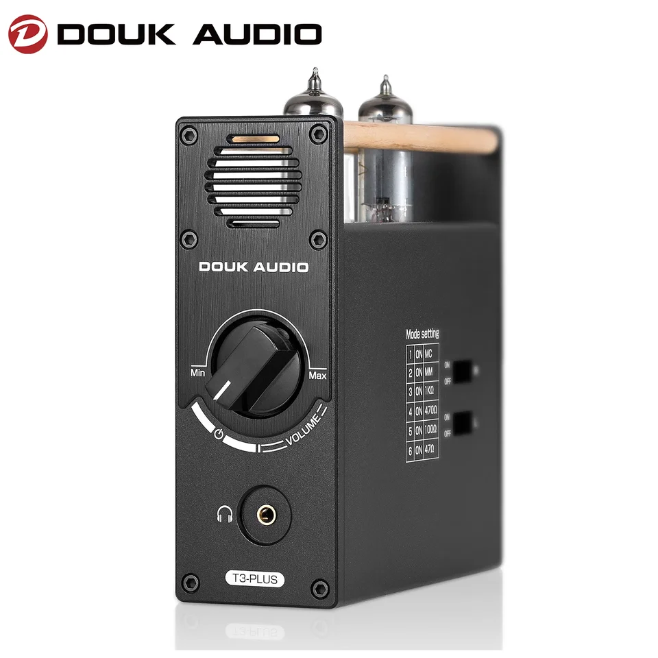 Douk Audio Hifi vákuová trubica predzosilňovača pre mm / mc fono gramofóny stereo stolný audio predbežné amplifikátor slúchadlá zosilňovač