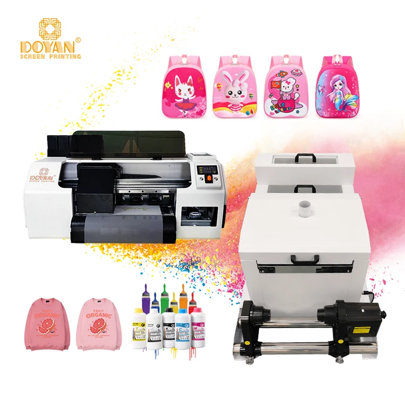 Doyan Hot Sales Inkjet Printers DTF A3 A Roll DTF Print Star s DTF Powder Shaker pre tričko Custom Transfer Printing