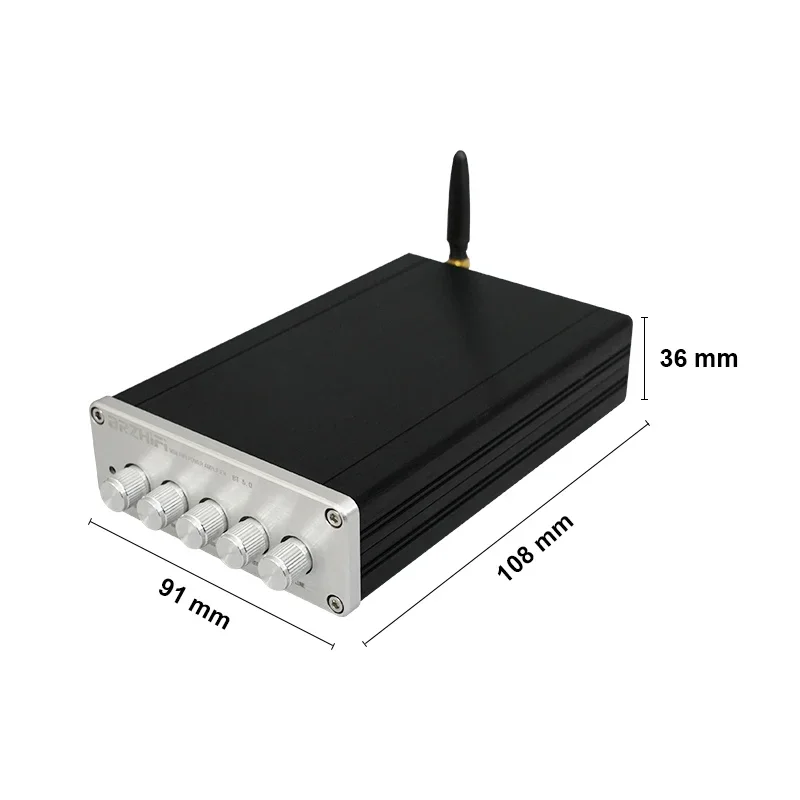 DP1 TPA3116D2 2.1 Mini trieda D BT5.0 Digitálny zosilňovač stereo 50W*2 100W SUBWOOFER HI-FI Domovský systém