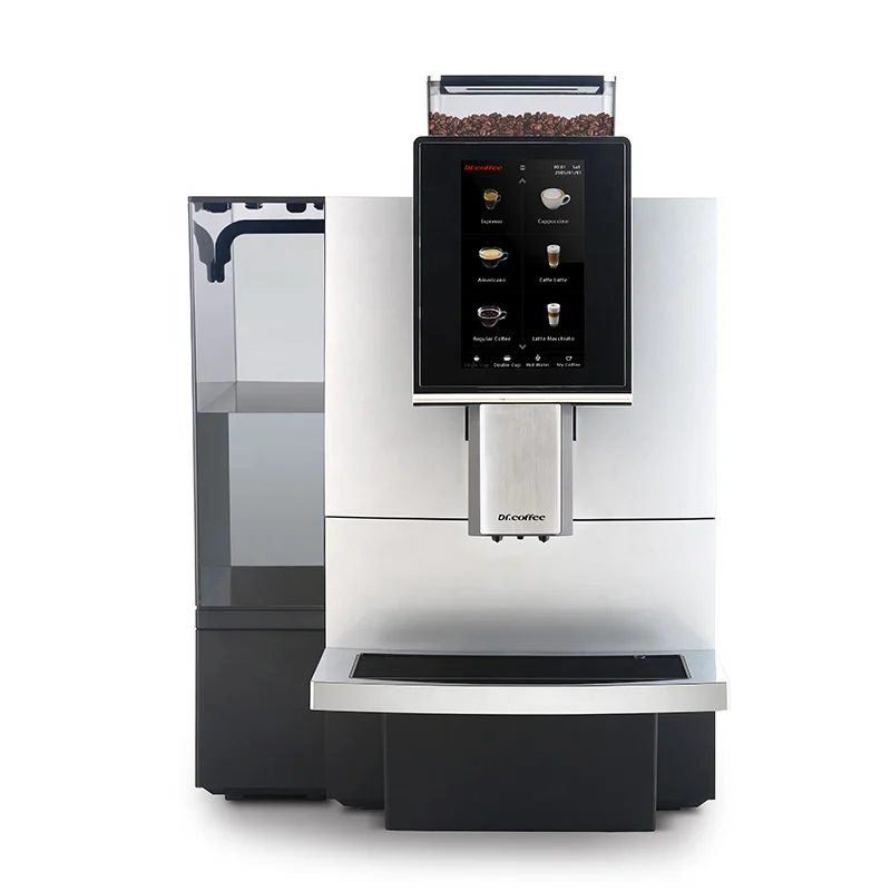 Dr.Coffee F12 Big Commercial Plne automatické fazuľa na šálku espresso kávovar s mliekom
