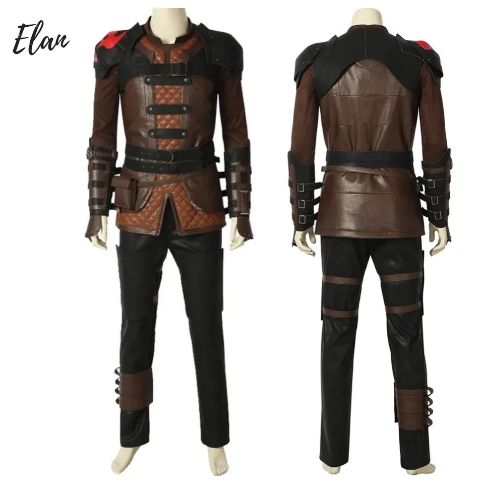 Dragon 3 Hiccup Cosplay kostým Kostým pre kožený kabát a príslušenstvo Plné sada a jednotlivé predmety sa predávajú skrytý svetový oblek vlastná veľkosť