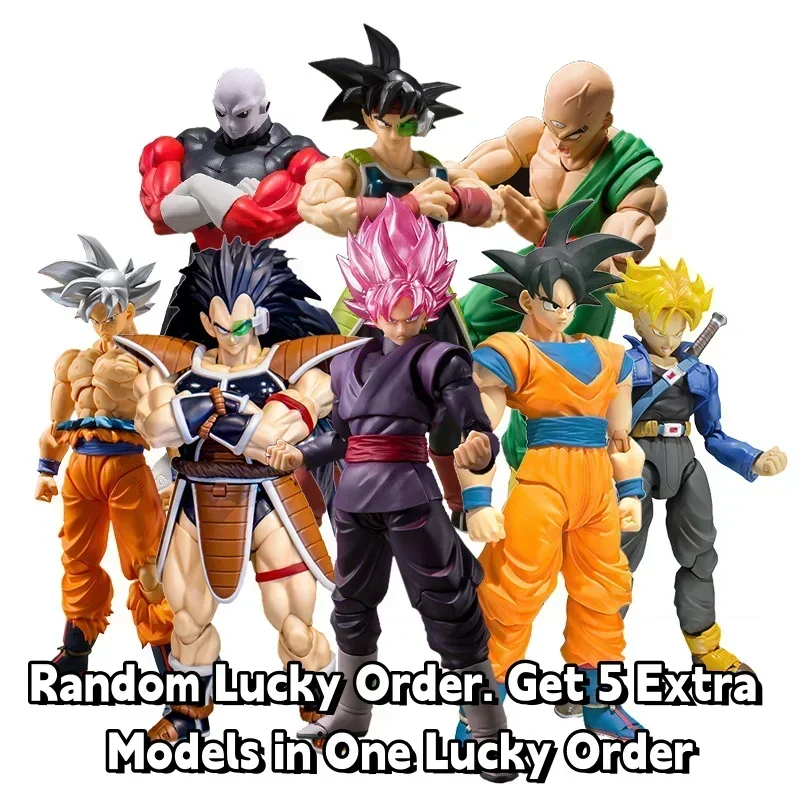 Dragon Ball Anime postava tajomstvo prekvapenie záhadný box goku frieza vegeta krillin šťastná box