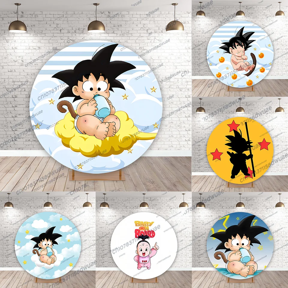 Dragon Ball Baby Shower Dodávky k narodeninám oslava Photo na pozadí karikatúry Karika