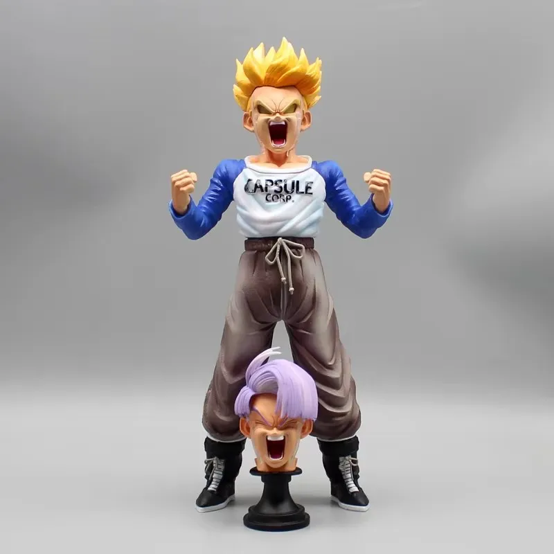 Dragon Ball postava GK Teenager Torankusu dvojhlavý luminiscable anime socha kmene kmene PVC akčná figurína dekorácie modela hračky
