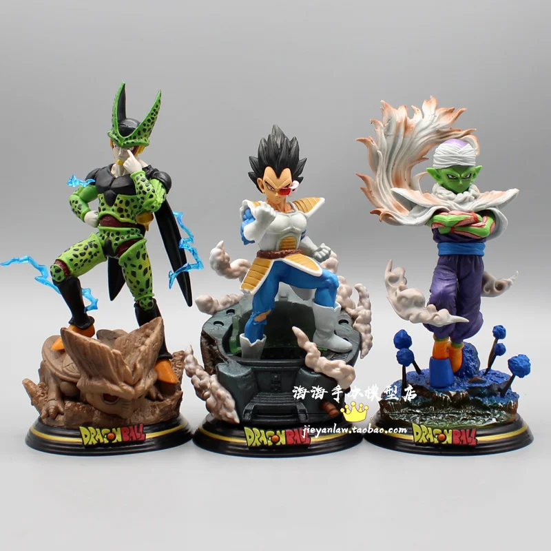 Dragon Ball Z Anime postava Piccolo Son Gohan Cell Vegeta WCF Action Figurine 19cm PVC s hračkami modelu so sochou