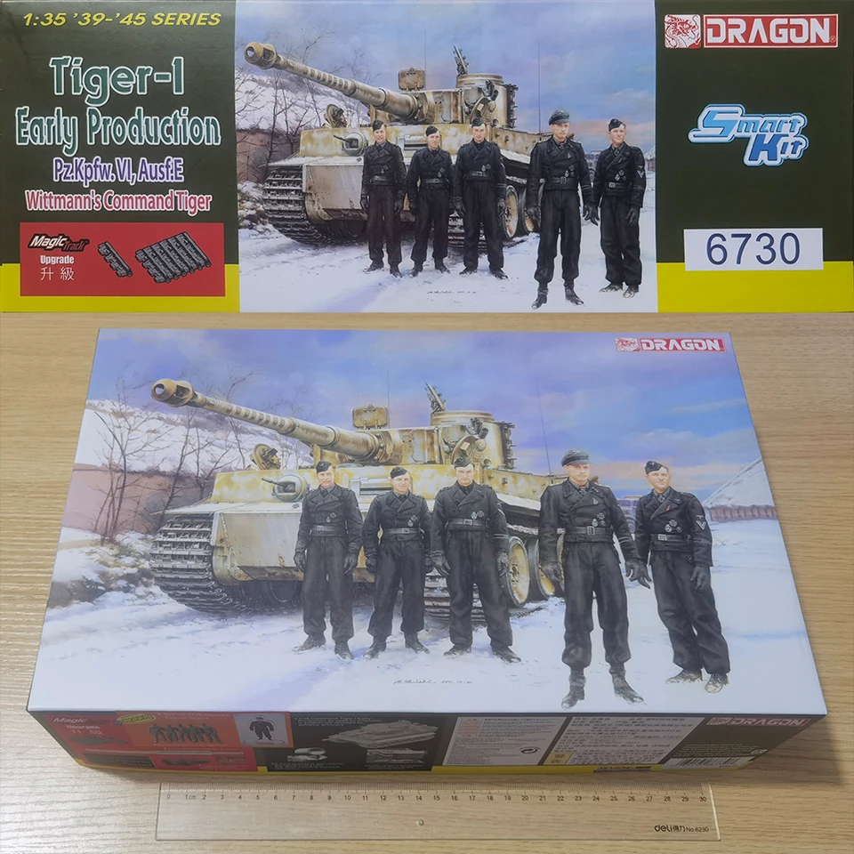 [Dragon] DRA-6608 1:35 Tiger 1 Skorá výroba PZ.KPFW.vi, AUSF.E Wittmann's Command Tiger (Plastic Model Sit)