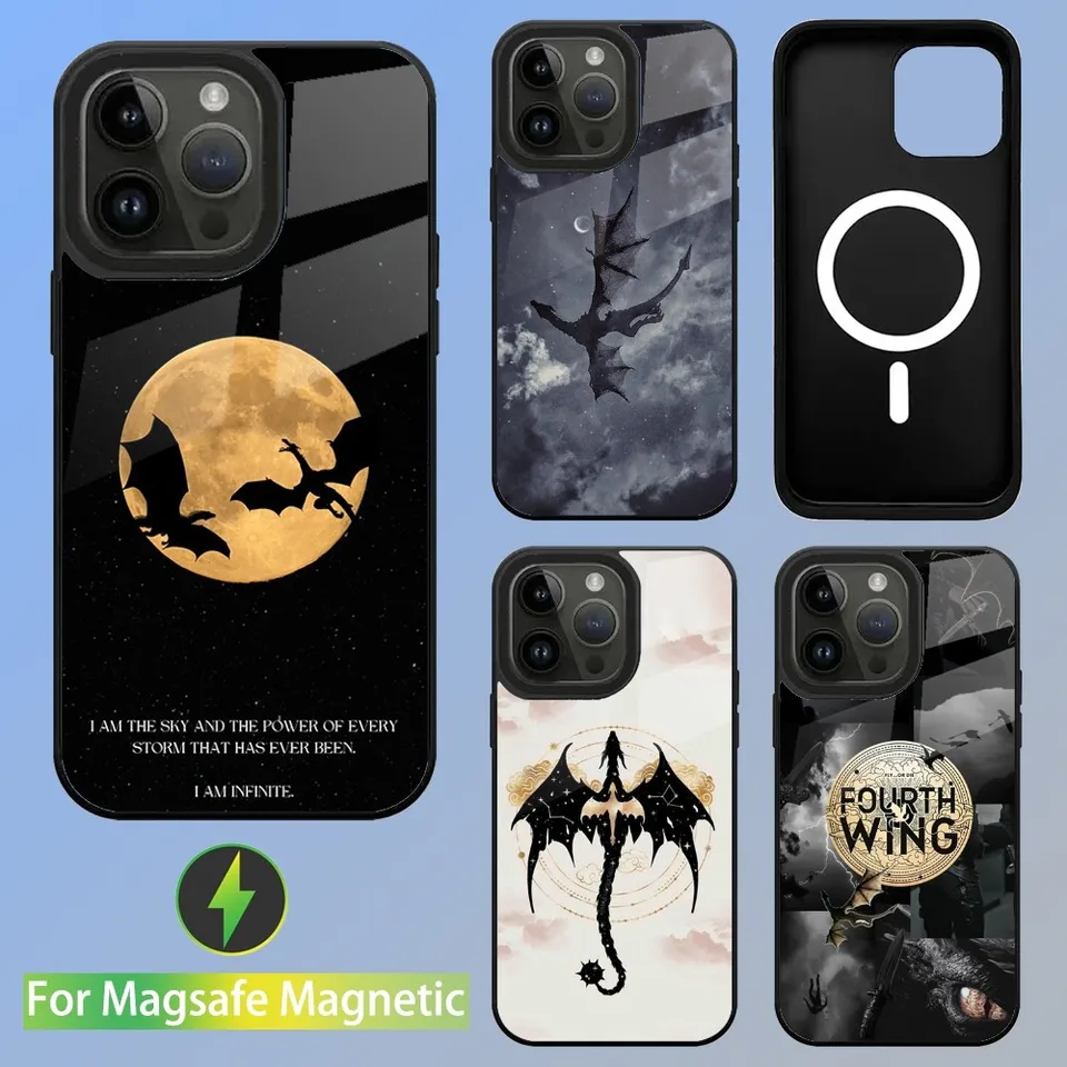 Dragon F-Fourth W-Wing Case pre iPhone 16,15,14,13,12,11, Plus, Pro, Max Mini Magsafe Magnetic Wireless nabíjanie