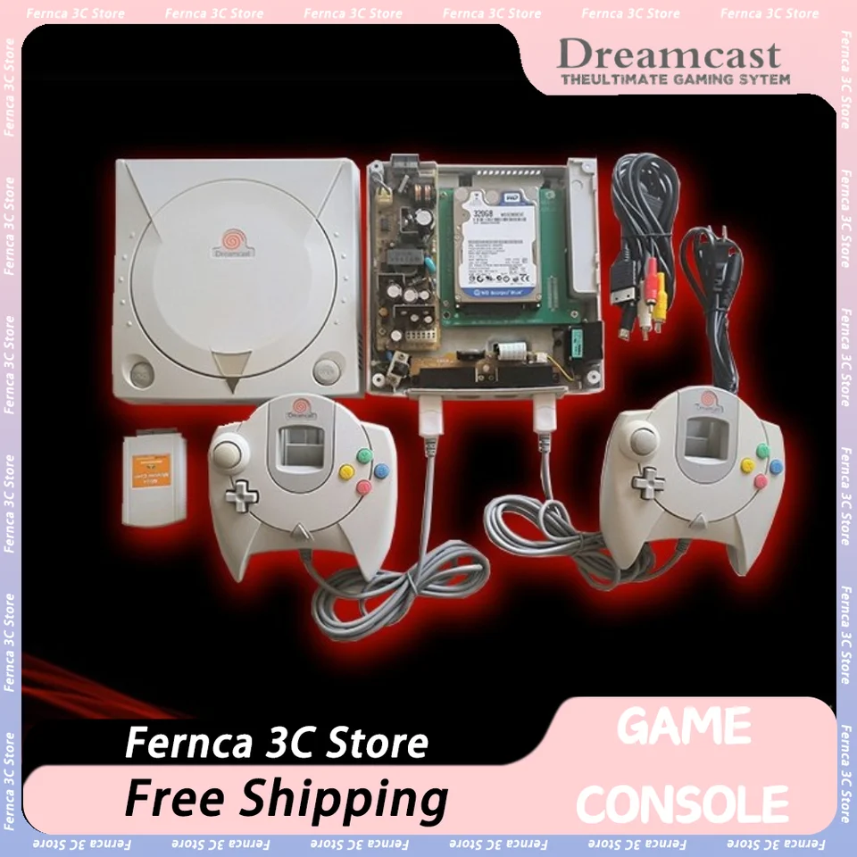 Dreamcast DC Game Machine GDEMU Retro Dreamcast DC Game Console HRAD DISK Drive Games for Console HDD Gaming 32 64G Vlastný darček