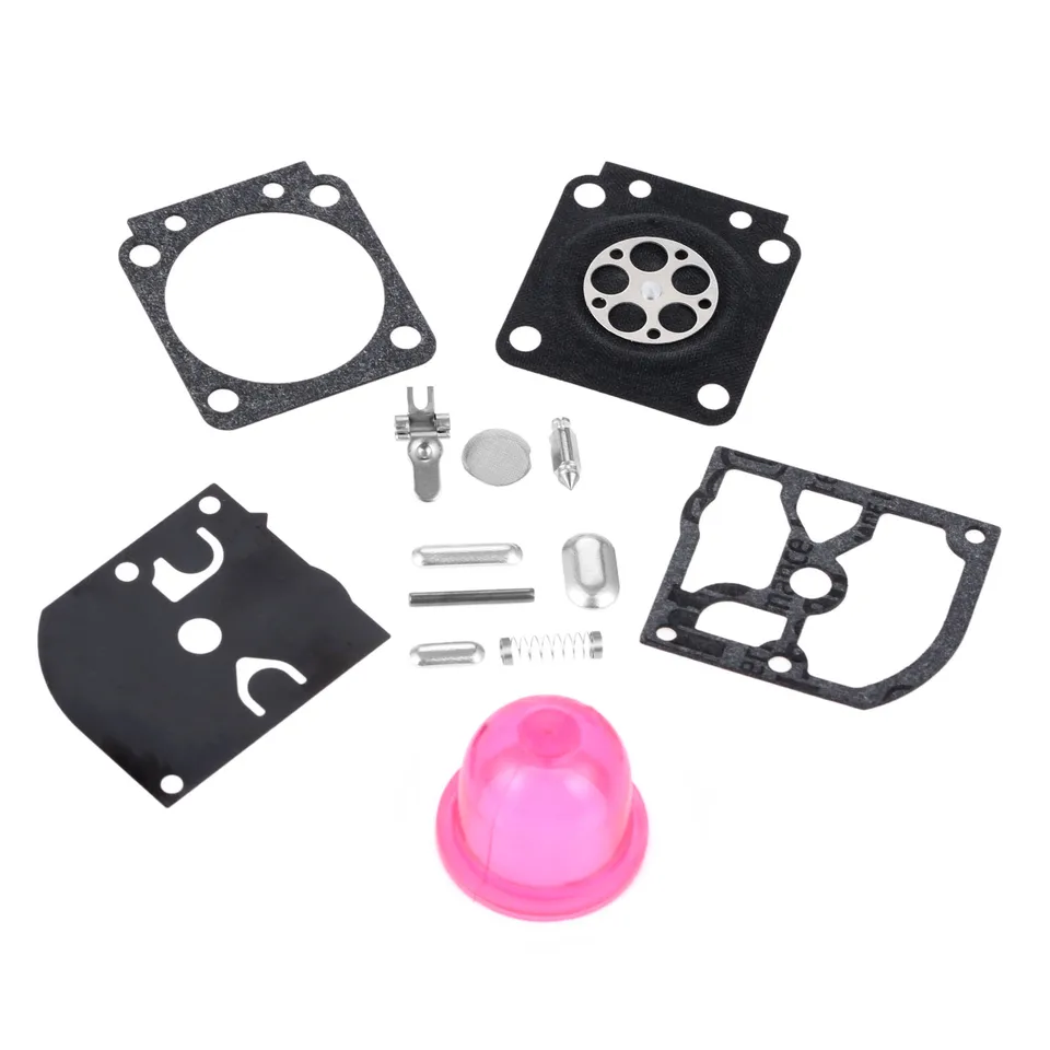 DRELD CARBURETOR Rebuild Repair Kit s primerovými žiarovkami pre Stihl FS45 FS46 FS75 FS80 FS85 HT70 ZAMA C1Q-S63 TRIMMER STREMMER STRÁNKY ČASŤ