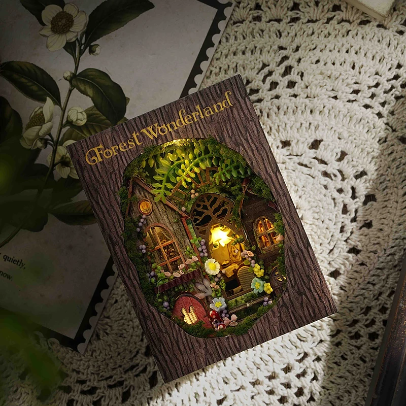 Drevená bábika House Kit DIY 3D Puzzle Montáž Model Hračky Hračky Domáce spálne Dekorácie s darčekmi pre narodeniny Nový rok narodeniny Nový rok