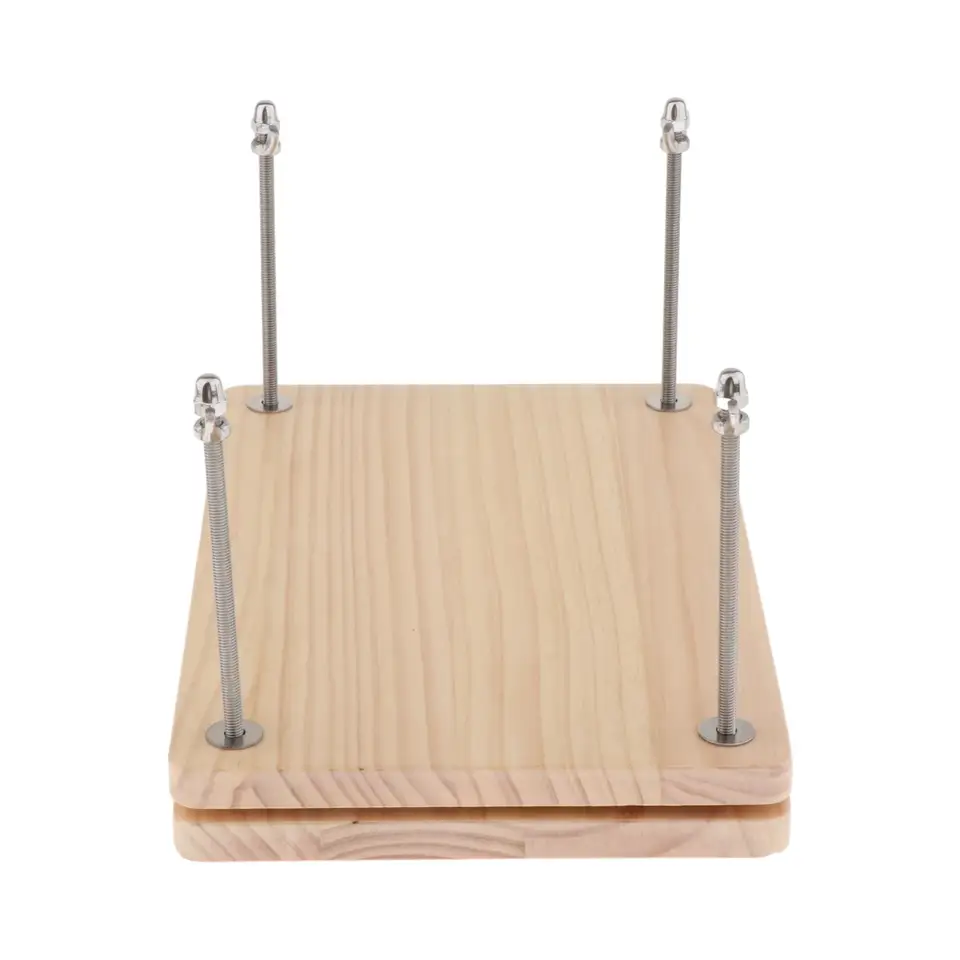 Drevená kniha Press Pohodlné prenosné multifunkčné ploché papierové tlačové strojy pre pracovnú plochu DIY DIY BookBinding Dokumenty Cards