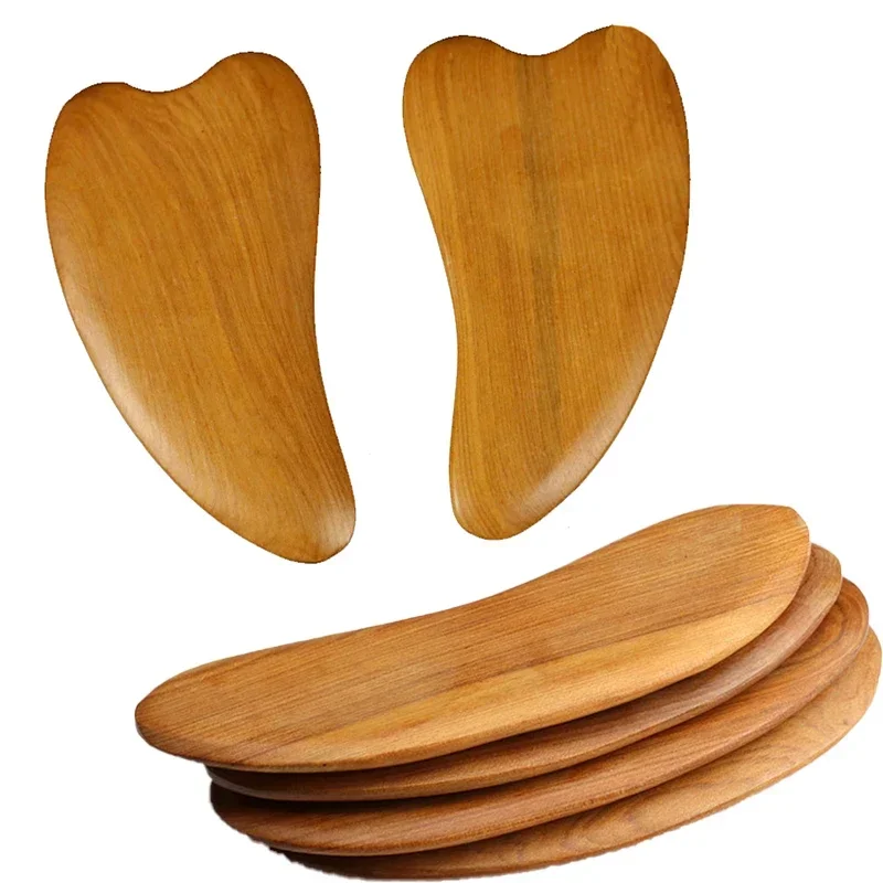 Drevená masážna masážna masáž Gua Sha Scret Massage