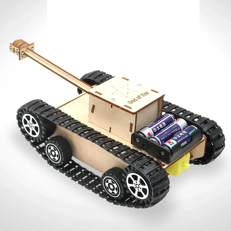 Drevené elektrické poháňané jedenie Coin Robot DIY modely a budovanie hračiek Science & Education Model Hračka pre deti darčeková hračka