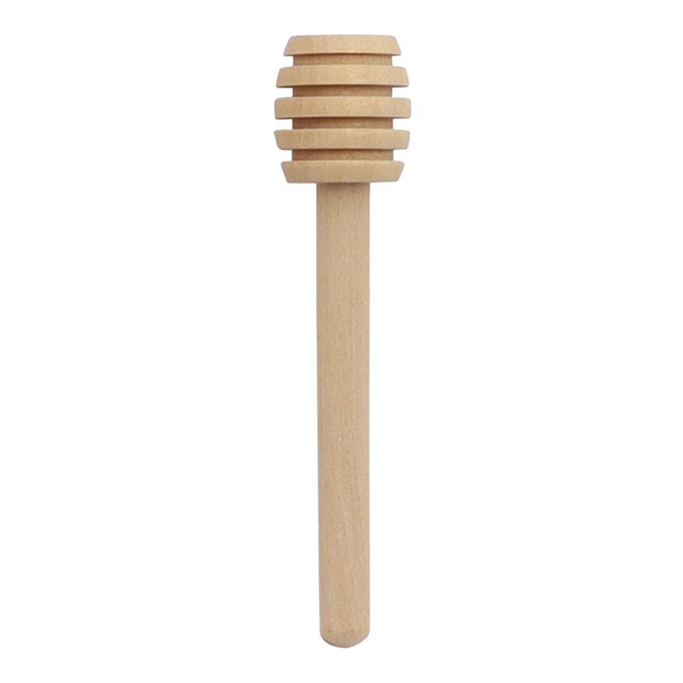 Drevené medové miešadlá medové tyčinky malé medové lyžice tyčinky dlhá rukoväť medová lyžica Drizzle Honey na med