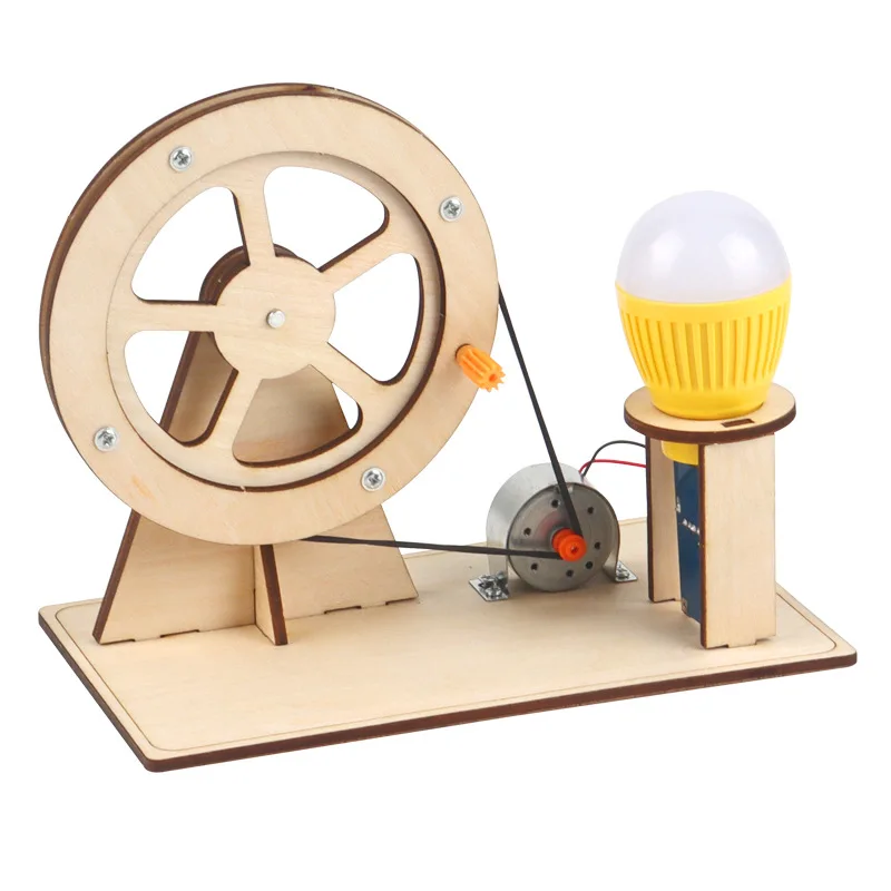 Drevené ruky generátor pre deti vedecké hračky Funny STEM Technology Gadget Physics Kit Súprava Vzdelávacie hračky pre deti učenia sa hračky