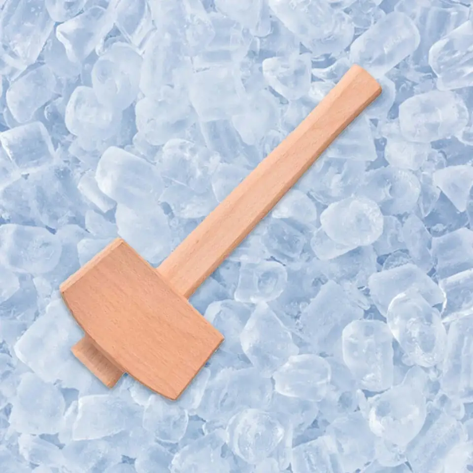 Drevárska maska ​​12 '' Malé prenosné drevárske náradie manuála ľadového kladiva pre drevené kožené práce DIY rezbár