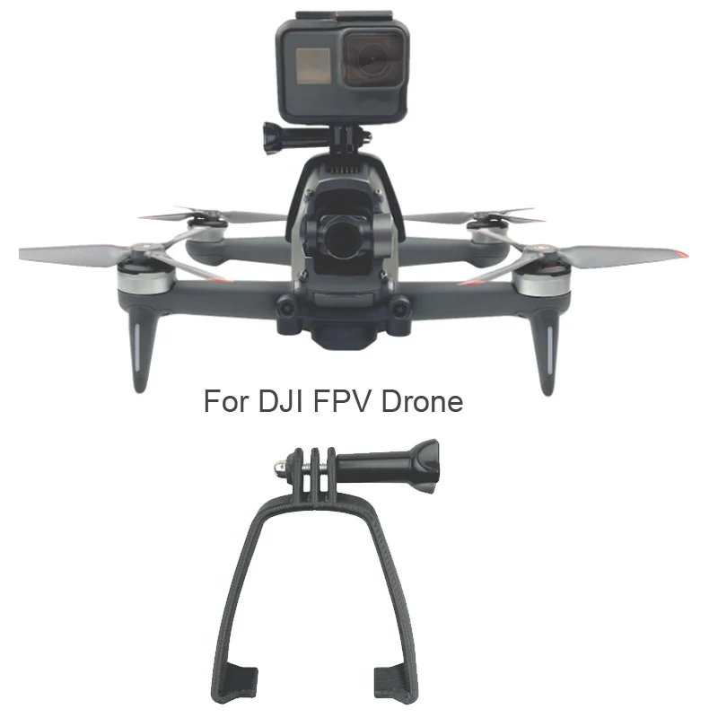 Dron Camera Top Držiak pre GoPro Sports Action Camera Adaptér držiak na držiak CLAP Opravy expanznej súpravy pre DJI FPV Accessories