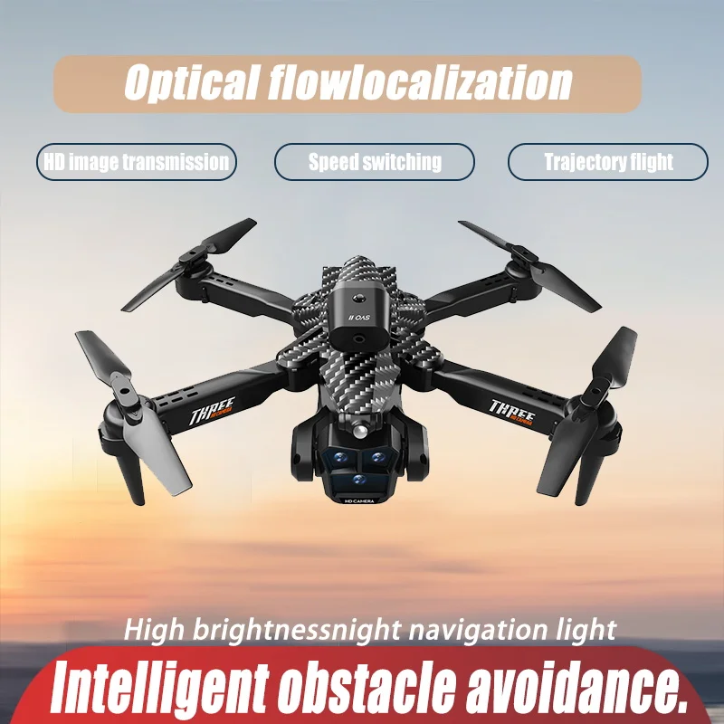 Dron s profesionálnym fotoaparátom 4K Optické polohovanie+inteligentná trajektória Let Long Endurance Flowable Quadcopter Toy Gift