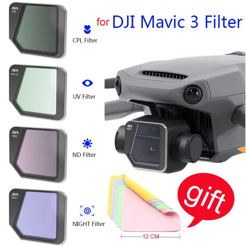 Dronové filtre pre MAVIC 3 UV CPL ND16 ND32 ND64 Filtre kamery pre DJI MAVIC 3 Viacvrstvové povlaky FILMY FILTRY APT