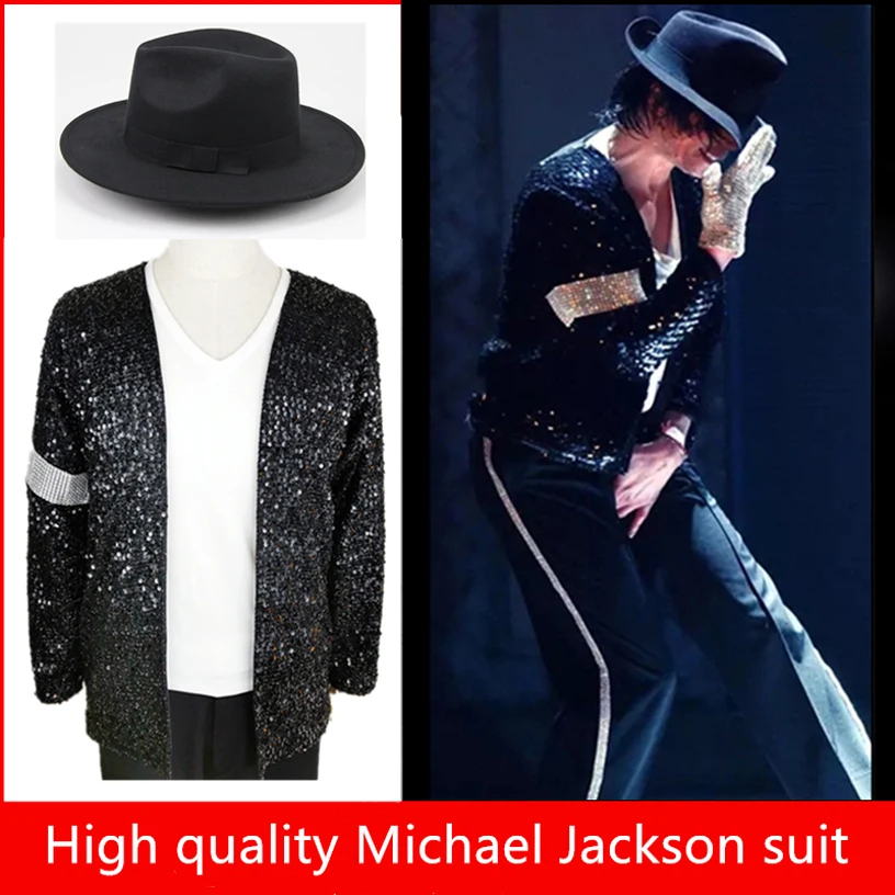 Dropshipping Michael Jackson Cosplay kostým Imitácia oblečenia detské oblečenie pánske dámske mj tanečné oblečenie