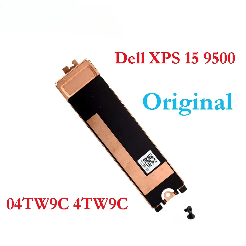 Druhý 2280 PCIe M.2 SSD Heatsink Tvrdý kryt pre Dell XPS 15 9500 Latitude 15 5500 Precrácia 5550 04TW9C 4TW9C