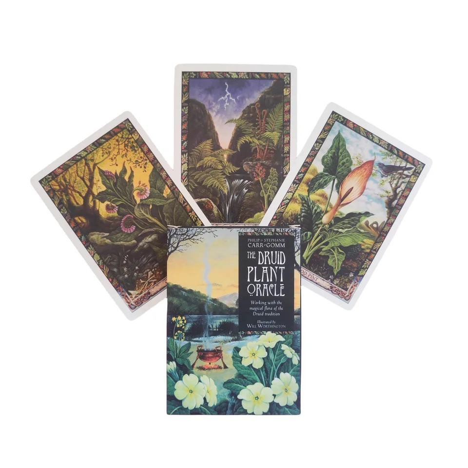 Druid Plant Oracle Cards 36 List anglickej verzie veštenie tarotových kariet pre nadšencov rastlín