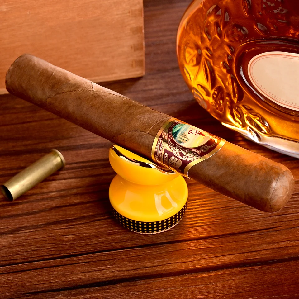 Držiak cigariet držiaka cigariet Mini prenosná keramika Cigar Caters Ceramic Darček s veľkým priemerom Clg-KH01