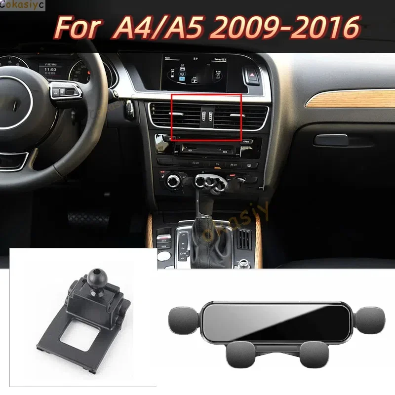 Držiak mobilného telefónu pre mobilné telefóny pre Audi A4 B9 A5 8WH B8 2011-2022 Gravitačná navigačná konzoly