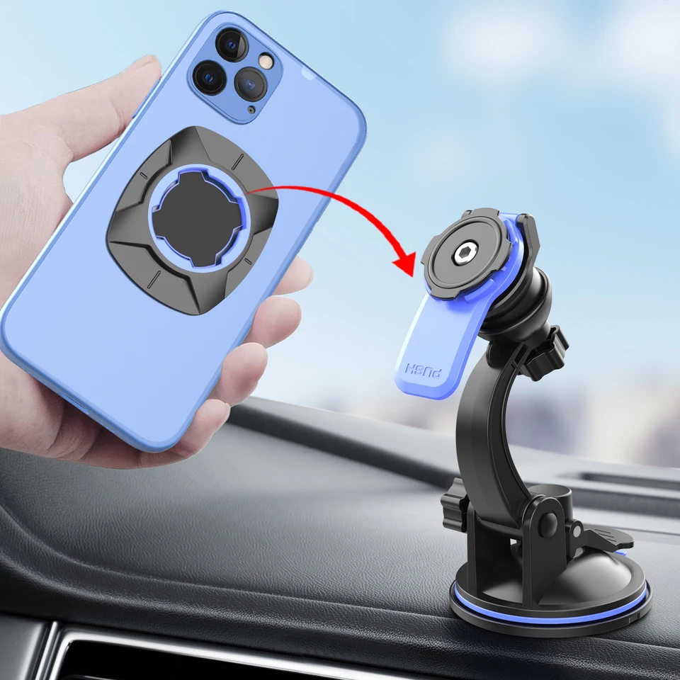 Držiak na auto držiak na mount Sucker Sucker Cup Air Vent Smartphone Mobile Cell Podpora v držiaku automobilov pre iPhone Samsung Xiaomi