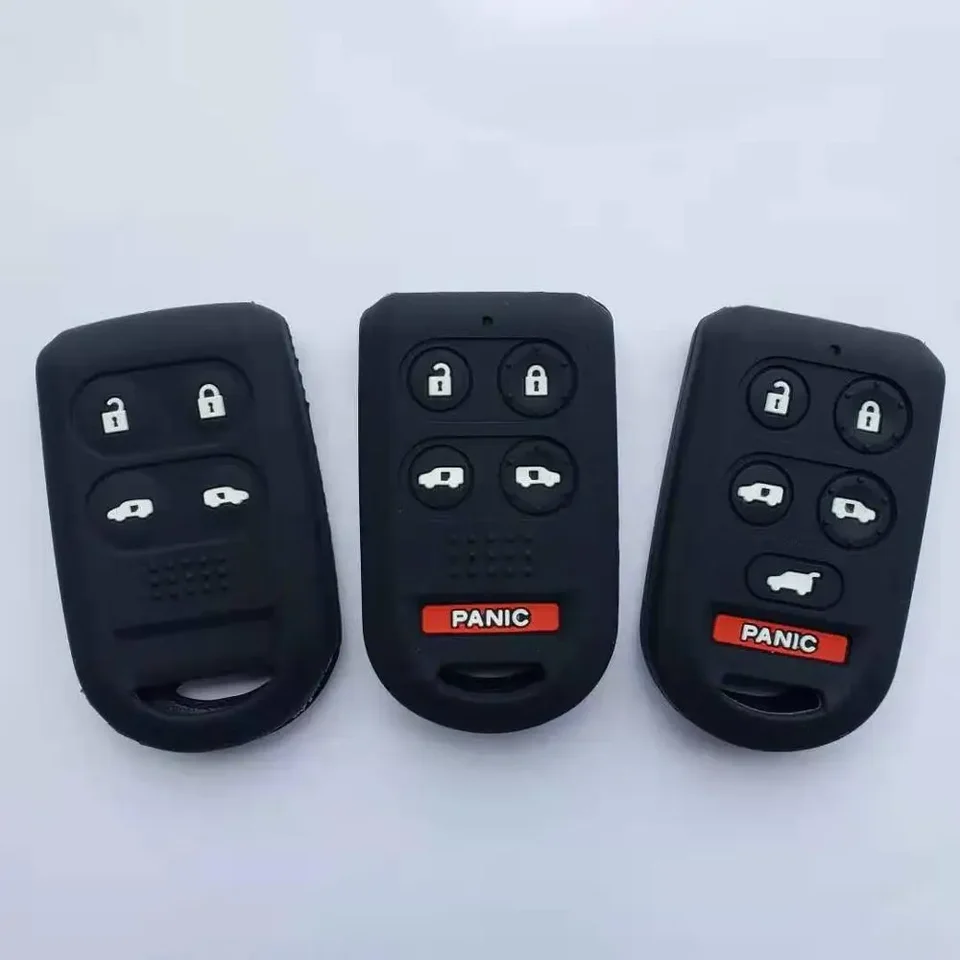 Držiak na diaľkové puzdro pre kožné plášť pre držiak na diaľkové puzdro pre Honda Odyssey 2005-2010 Silicon Key FOB 4 5 6 tlačidlá