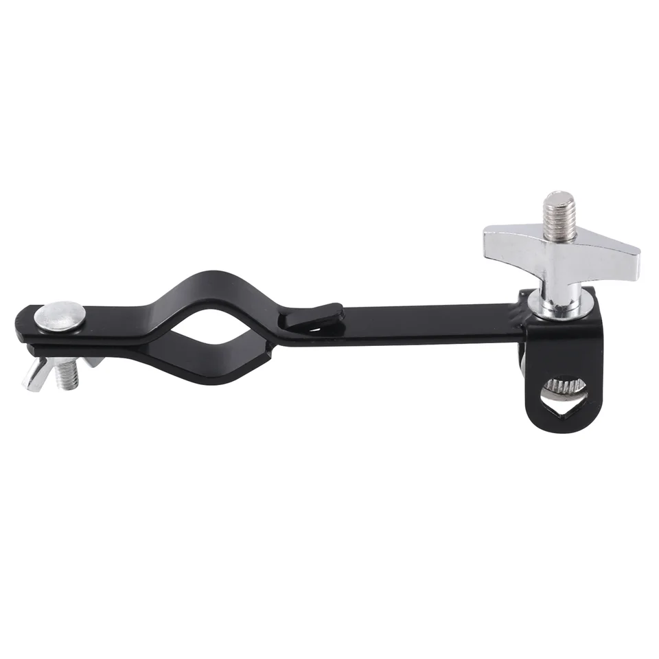 Držiak na držiak kravského držiaka Clamp Drum Set Montážna konzola pre džemové bloky tamburína Čymbal čierna