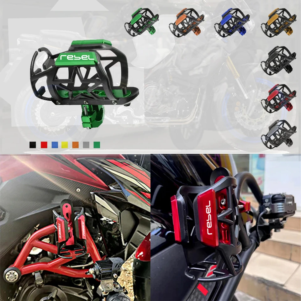 Držiak na fľašu pre kávu Rebel pre držiak na kávu pre Honda Rebel CM1100/500/300/250 cmx300/500/1100 čajový nápojový príslušenstvo