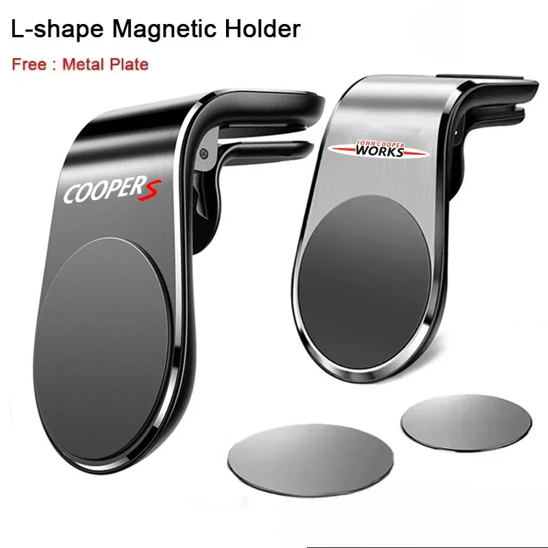 Držiak na kovový magnet pre kovový magnet Pohodlné interiérové ​​príslušenstvo pre Mini Cooper funguje One S JCW R55 R56 R58 R59 R60 Príslušenstvo